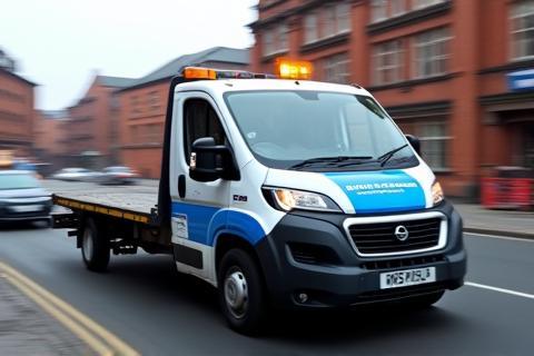 Britannia Towing Solutions recovery van in Manchester